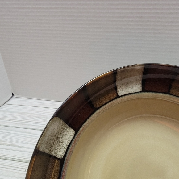 Pfaltzgraff TAOS Pattern Everyday Serving Bowl 9 3/4" Earthtone Colors - Picture 2 of 12